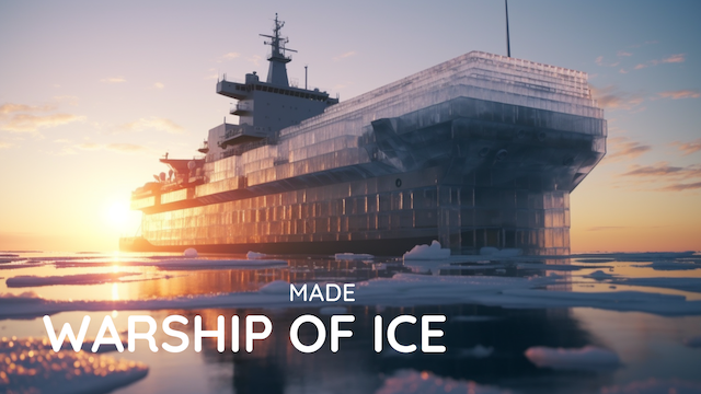 Aircraft Carrier Made of Ice in World War II