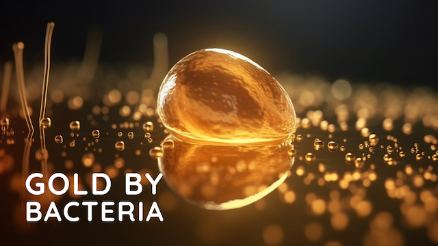 How Bacteria Produce Pure Gold